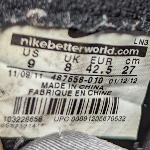 Nike Air Diamond Turf II 2 Cool Grey 487658 010 Deion Sanders Men’s Size 9 main image 9